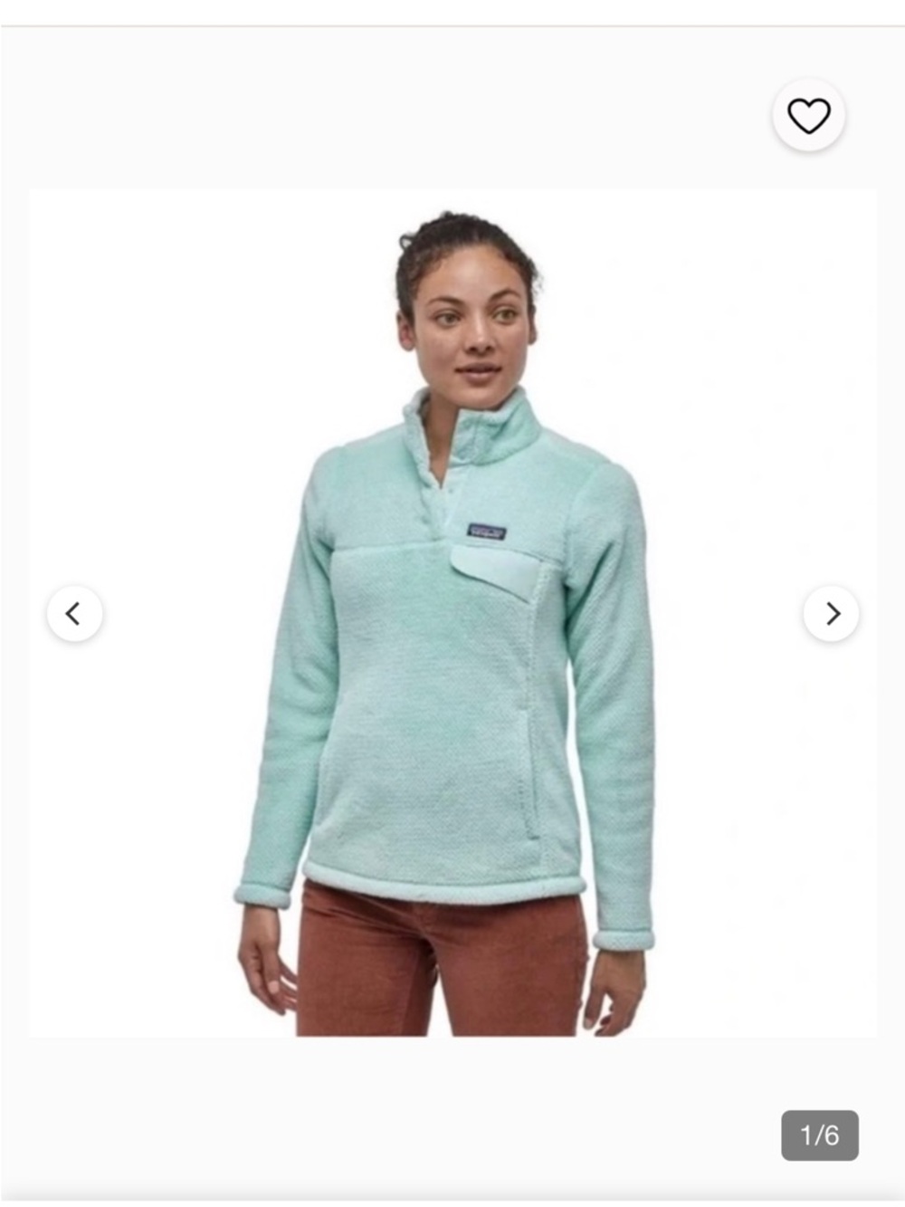 Patagonia Re-Tool Snap-T Fleece Pullover Light Blue Size Small